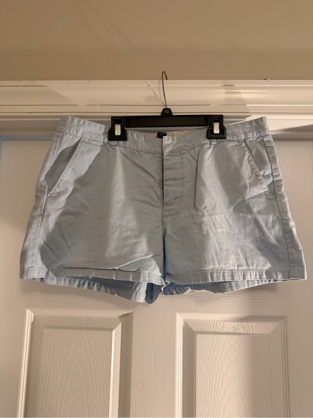 Women’s Light Blue Casual Cotton Shorts